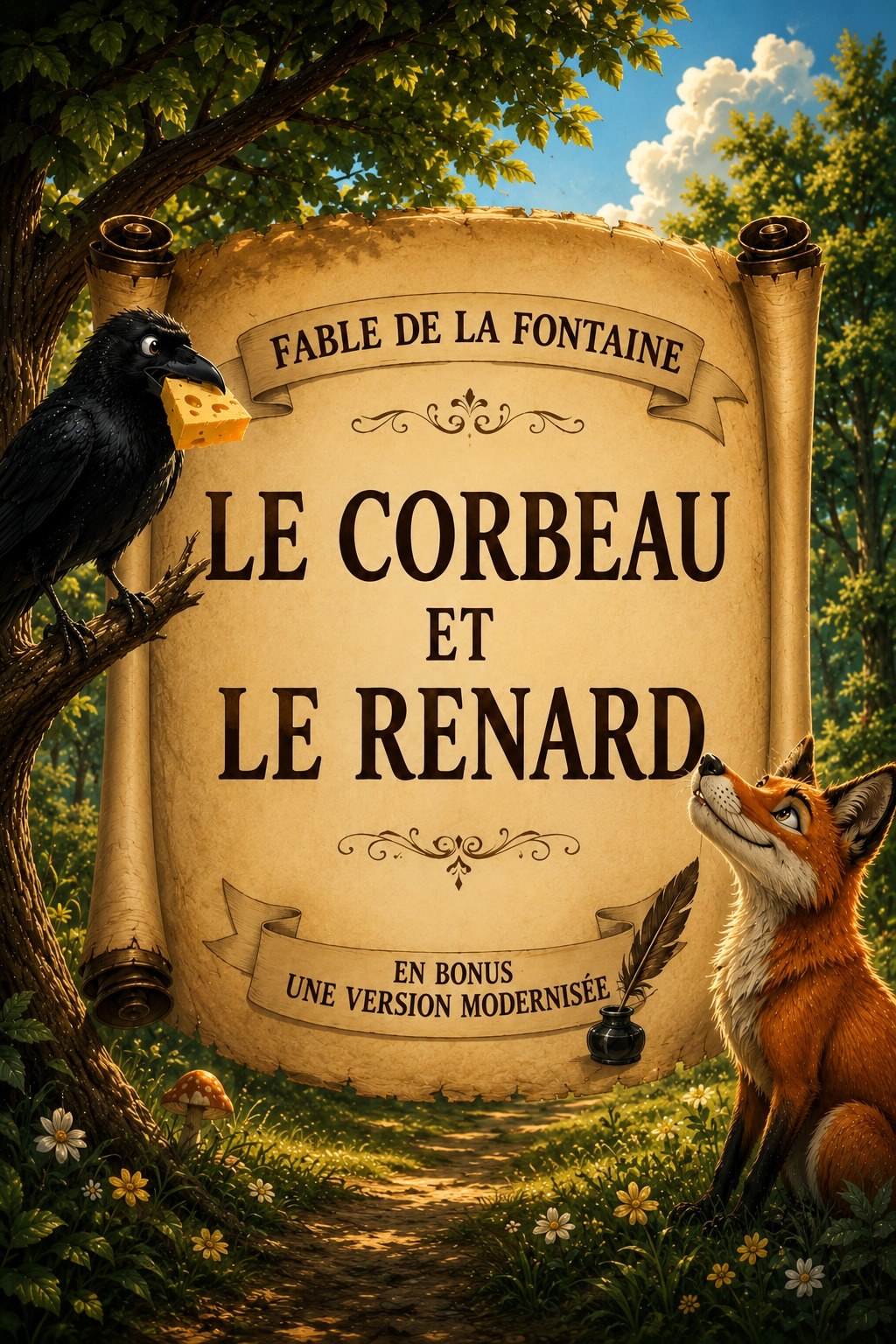 LE CORBEAU ET LE RENARD