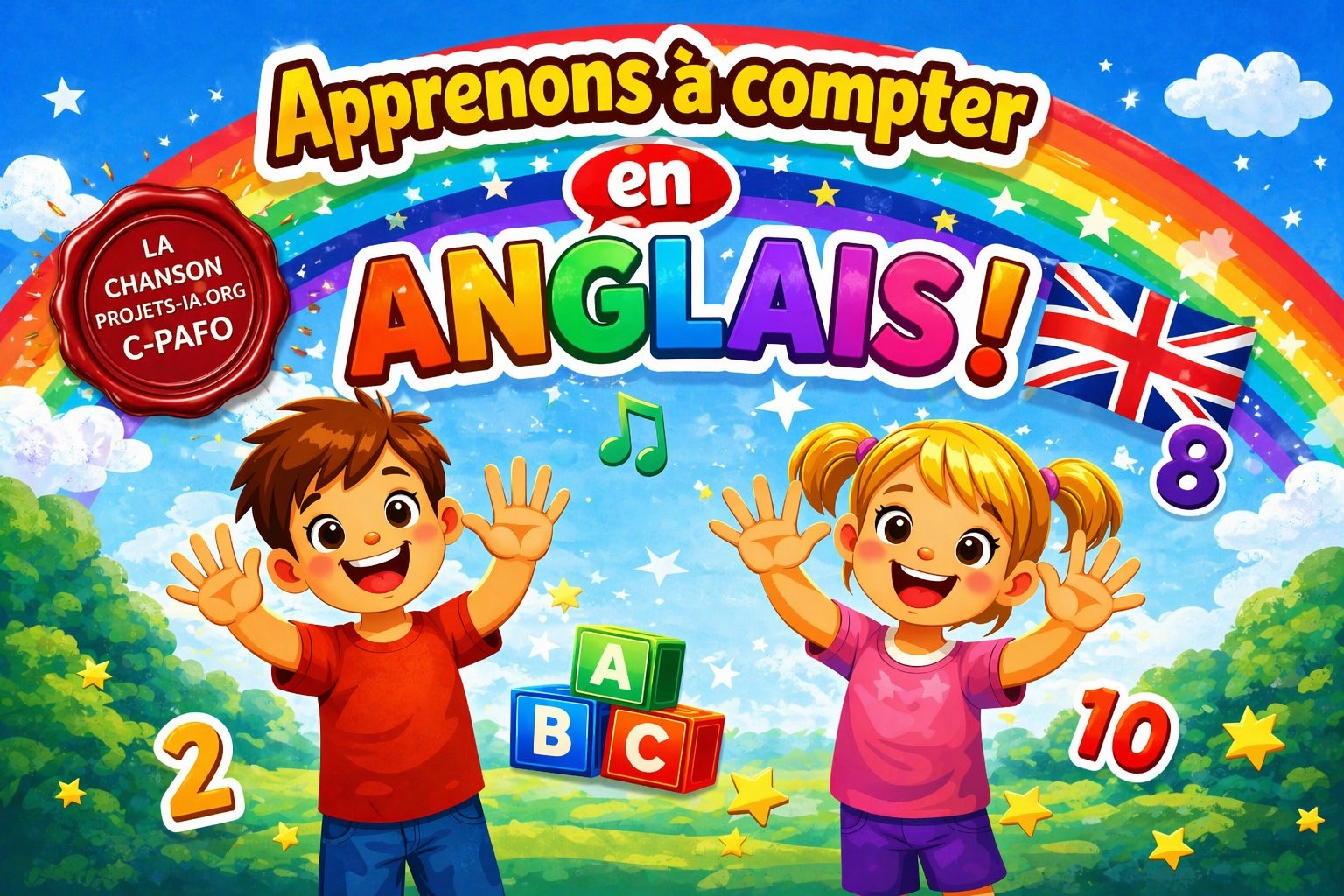 APPRENDRE À COMPTER DE 1 À 10 EN ANGLAIS