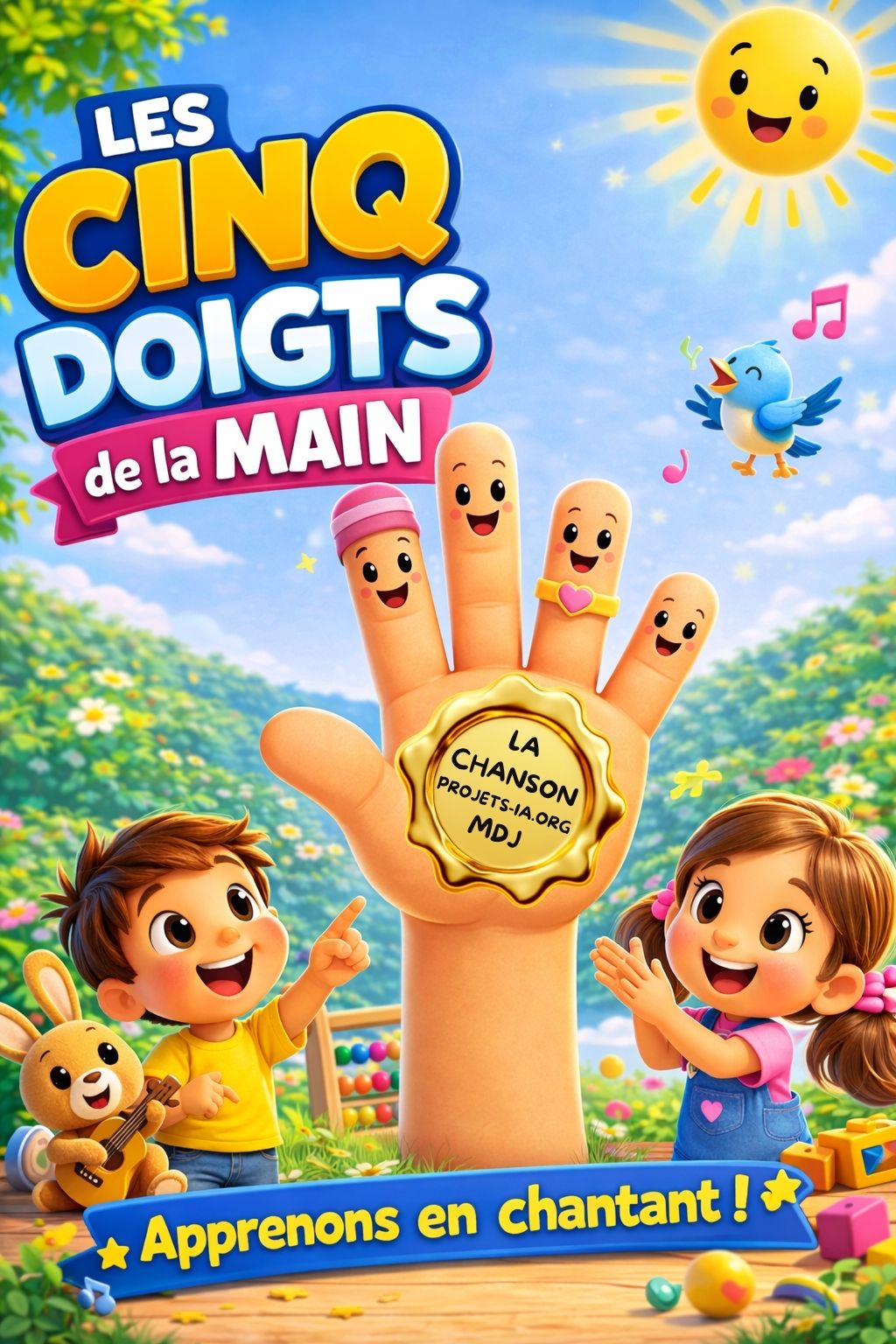 APPRENDRE LES DOIGTS DE LA MAIN