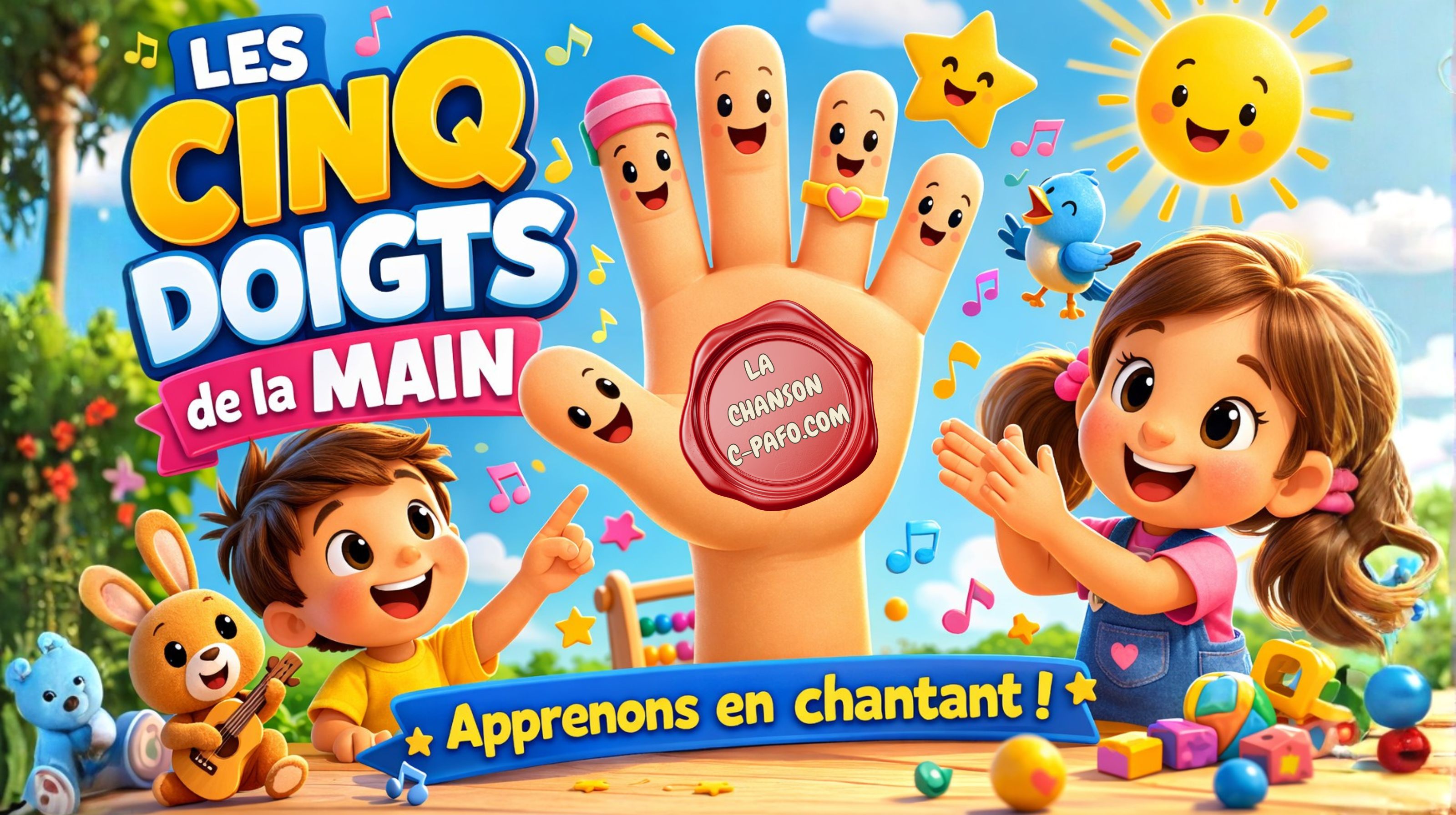 APPRENDRE LES DOIGTS DE LA MAIN
