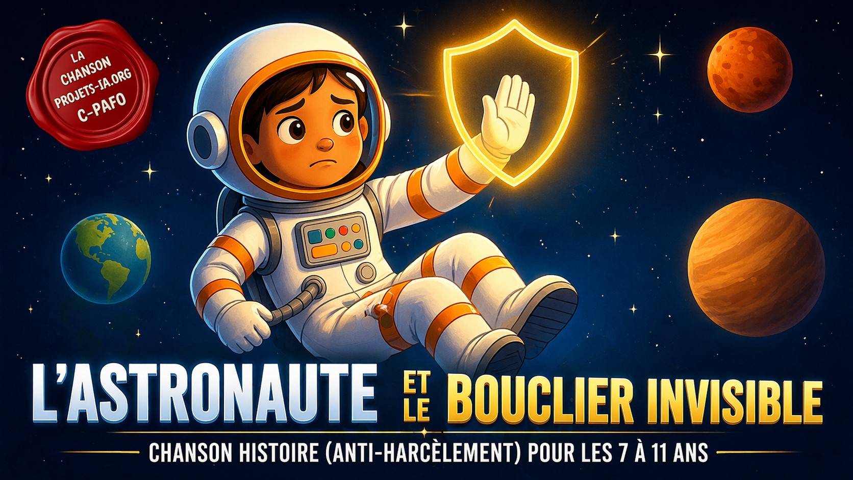 LINA L’ASTRONAUTE ET LE BOUCLIER INVISIBLE