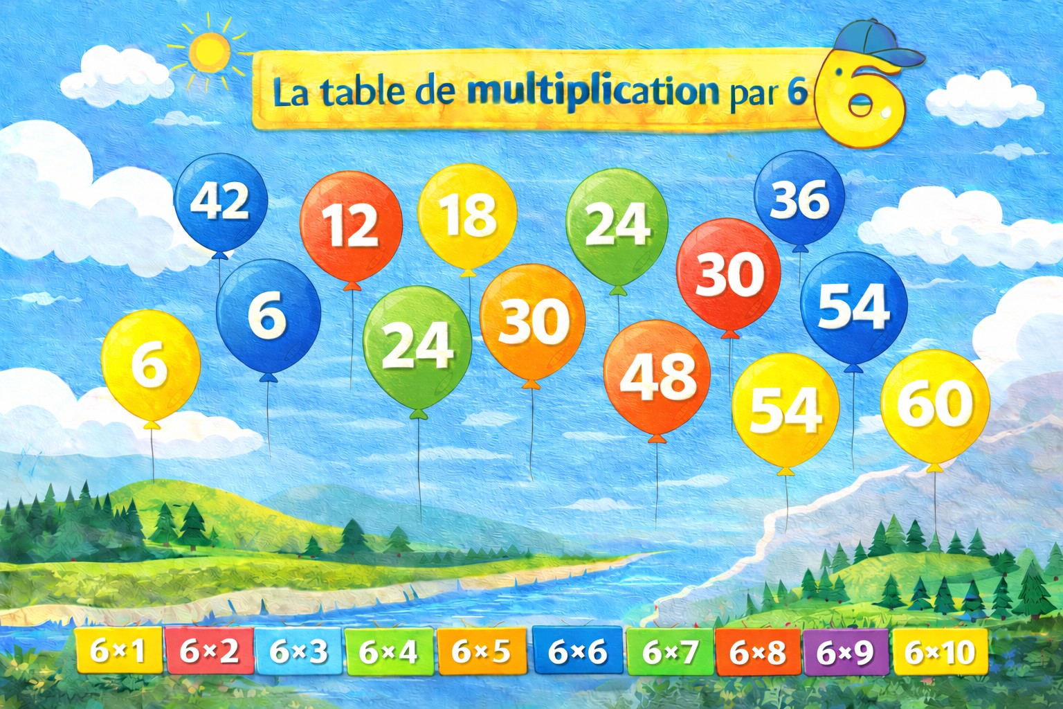 MULTIPLICATION PAR 6