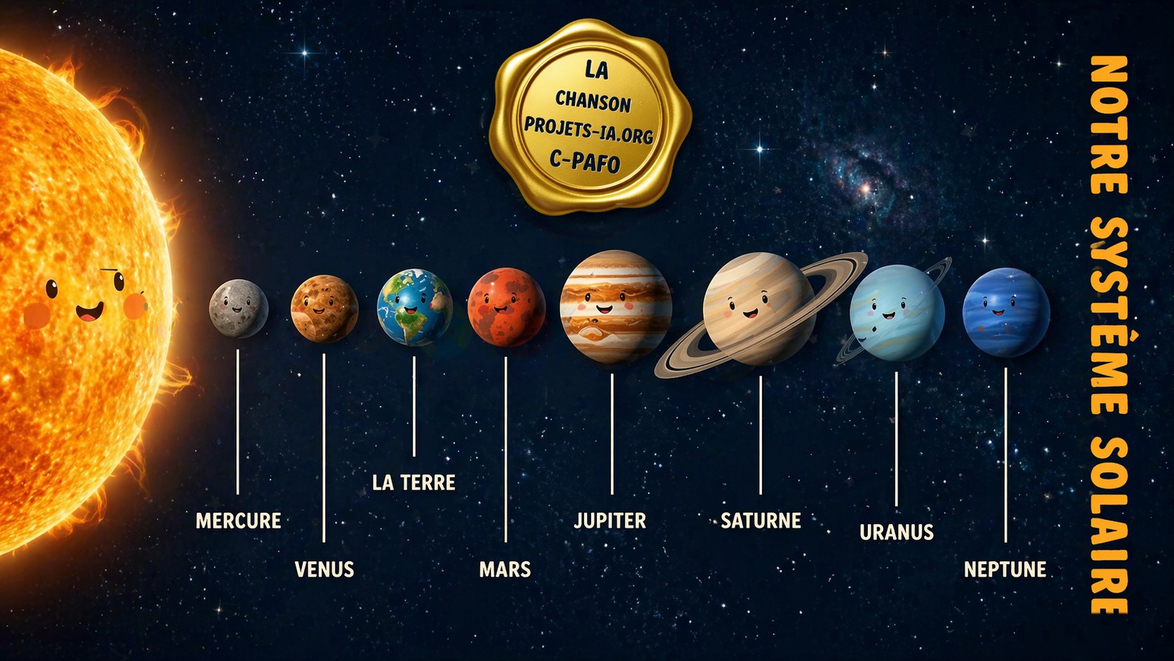 LES PLANÈTES DU SYSTÈME SOLAIRE